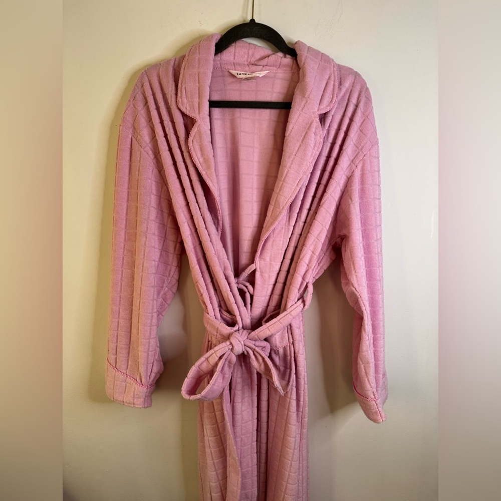Pink dressing gown La vie en rose💕 Size:M/L